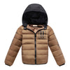 Winter Boy Girl Children Garments Down Coat Thick Warm   khaki   110cm - Mega Save Wholesale & Retail - 1