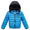 Winter Boy Girl Children Garments Down Coat Thick Warm   sky blue   110cm - Mega Save Wholesale & Retail - 1