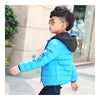 Winter Boy Girl Children Garments Down Coat Thick Warm   sky blue   110cm - Mega Save Wholesale & Retail - 2