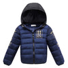 Winter Boy Girl Children Garments Down Coat Thick Warm   navy   110cm - Mega Save Wholesale & Retail - 1