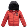 Winter Boy Girl Children Garments Down Coat Thick Warm   brick red   110cm - Mega Save Wholesale & Retail - 1