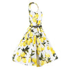 Woman Lemon Printing Dress Boutique Big Peplum   S - Mega Save Wholesale & Retail - 2