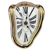 90 Degree Twisted Wall Clock Creative    golden - Mega Save Wholesale & Retail - 1
