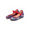 Spring Peach Flower in Blossom Fashionable National Style Vintage Chinese Embroidered Shoes Woman Increased within Shoes   jeans - Mega Save Wholesale & Retail - 1