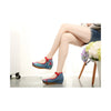 New Beautiful Woman Spring Embroidered Shoes High Heeled Shoes Old Beijing   jeans blue - Mega Save Wholesale & Retail - 4