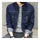 Jeans Denim Jacket Top Coat Stand Collar  M - Mega Save Wholesale & Retail - 1