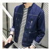 Jeans Denim Jacket Top Coat Stand Collar  M - Mega Save Wholesale & Retail - 2