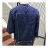 Jeans Denim Jacket Top Coat Stand Collar  M - Mega Save Wholesale & Retail - 3