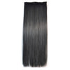 Ivisible Hair Weft Long Straight Hair Extension 5 Cards Wig black