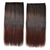 Ivisible Hair Weft Long Straight Hair Extension 5 Cards Wig 5S-1BT33#