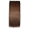 Ivisible Hair Weft Long Straight Hair Extension 5 Cards Wig light brown
