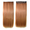 Ivisible Hair Weft Long Straight Hair Extension 5 Cards Wig 5S-30T27#