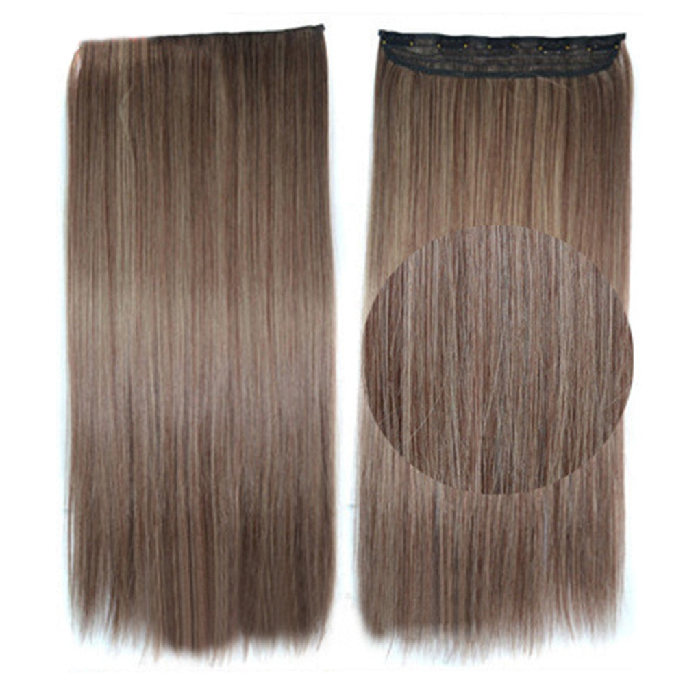 Ivisible Hair Weft Long Straight Hair Extension 5 Cards Wig 5S-613M33#