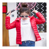 Woman Hooded Down Coat Short Thin Light Slim Plus Size   red    S - Mega Save Wholesale & Retail - 2