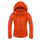 Woman Hooded Down Coat Short Thin Light Slim Plus Size   orange   S - Mega Save Wholesale & Retail - 1