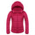 Woman Hooded Down Coat Short Thin Light Slim Plus Size   rose red    S - Mega Save Wholesale & Retail - 1