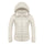 Woman Hooded Down Coat Short Thin Light Slim Plus Size   cream white   S - Mega Save Wholesale & Retail - 1
