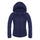 Woman Hooded Down Coat Short Thin Light Slim Plus Size   navy   S - Mega Save Wholesale & Retail - 1