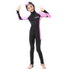 S023 S024 S025 S026 Child One-piece Diving Suit 2.5mm Surfing Wetsuit   girl hooded   2 - Mega Save Wholesale & Retail - 1