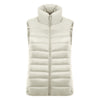 Down Coat Woman Short Slim Thin Light Plus Size Waistcoat   cream white    S - Mega Save Wholesale & Retail - 1