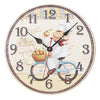 Hang Wall Clock Wooden Sildent Quartz  O - Mega Save Wholesale & Retail