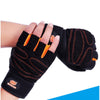 Weight Lifting Gym Gloves Training Fitness Antislip Wareproof Wrist Wrap Workout Exercise Gaming 3 Color In Pair Orange M - Mega Save Wholesale & Retail