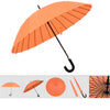 Fashion umbrella Water Activated Flower appeared once wet Windproof Princess Novelty Umbrella Black - Mega Save Wholesale & Retail - 4