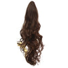 Claw Type Horsetail Long Curled Hair Wig     light brown P006-2/30#