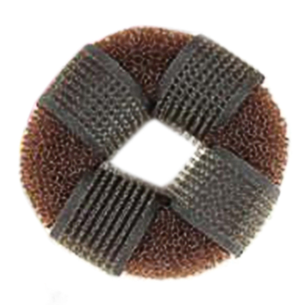Doughnut Bun Hair Device Coffee Color Wig