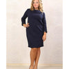 European Big Size Pure Color Sexy Bubble Dress Autumn - Mega Save Wholesale & Retail - 1