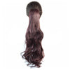 Wig Horsetail Fluffy Curled Tiger Claw Clip   wine red 4T99J# - Mega Save Wholesale & Retail