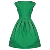 Woman Solid Color Bowknot Bubble Skirt Slim Dress   green   S - Mega Save Wholesale & Retail - 2