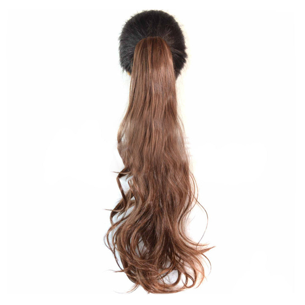 Wig Horsetail Fluffy Curled Tiger Claw Clip   light brown 2/30# - Mega Save Wholesale & Retail