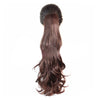 Wig Horsetail Fluffy Curled Tiger Claw Clip   dark brown 2/33# - Mega Save Wholesale & Retail
