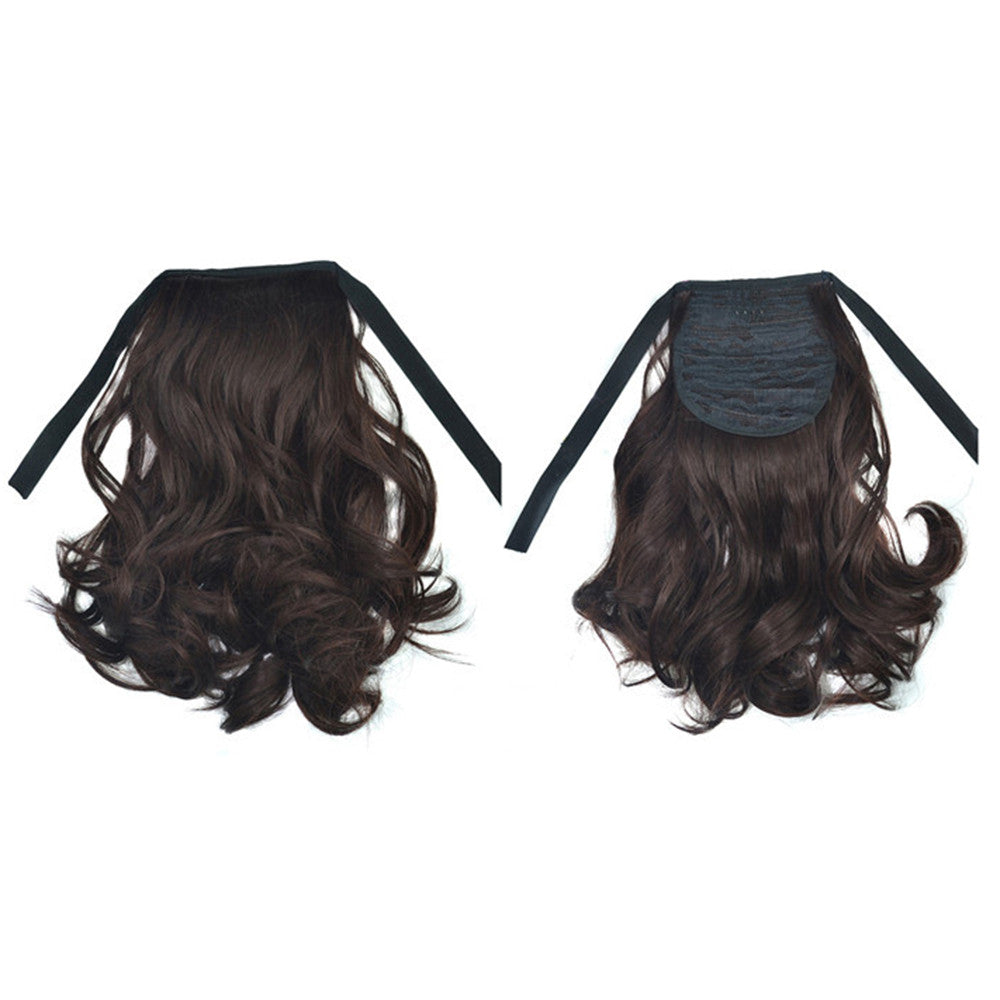 Wig Horsetail Small Short Curled     dark brown 2M33# - Mega Save Wholesale & Retail - 1