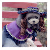 Dog Pet Clothes Cloak Wig Hat Suit   PF06 rose red dot   S - Mega Save Wholesale & Retail - 1