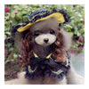 Dog Pet Clothes Cloak Wig Hat Suit   PF08 black   S - Mega Save Wholesale & Retail - 1