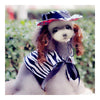 Dog Pet Clothes Cloak Wig Hat Suit   PF13 zebra print   S - Mega Save Wholesale & Retail - 1