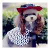 Dog Pet Clothes Cloak Wig Hat Suit  PF15 black white dot   S - Mega Save Wholesale & Retail - 1