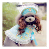 Dog Pet Clothes Cloak Wig Hat Suit   PF17 blue  S - Mega Save Wholesale & Retail - 1
