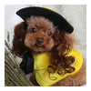 Pet Dog Clothes Cloak Wig Hat Suit   PF41 yellow   S - Mega Save Wholesale & Retail - 1