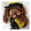 Pet Dog Clothes Cloak Wig Hat Suit   PF41 yellow   S - Mega Save Wholesale & Retail - 2