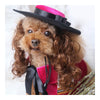 Pet Dog Clothes Cloak Wig Hat Suit   PF43 rose red   S - Mega Save Wholesale & Retail - 1