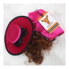 Pet Dog Clothes Cloak Wig Hat Suit   PF43 rose red   S - Mega Save Wholesale & Retail - 3