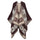 Thick Long Decorative Cloak Tippet Scarf    flower coffee - Mega Save Wholesale & Retail
