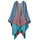 Thick Long Decorative Cloak Tippet Scarf    gradient blue - Mega Save Wholesale & Retail