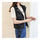 Woman Faux Leather Biker Waistcoat Sleeveless Coat    S - Mega Save Wholesale & Retail - 3