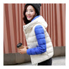 Thin Light Down Coat Woman Hooded Slim Short   white   M - Mega Save Wholesale & Retail - 2