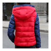 Thin Light Down Coat Woman Hooded Slim Short   red   M - Mega Save Wholesale & Retail - 3