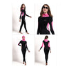 S012 S013 S014 S015 One-piece Diving Suit Surfing Wetsuit   red hooded unprinted   XXS - Mega Save Wholesale & Retail - 2